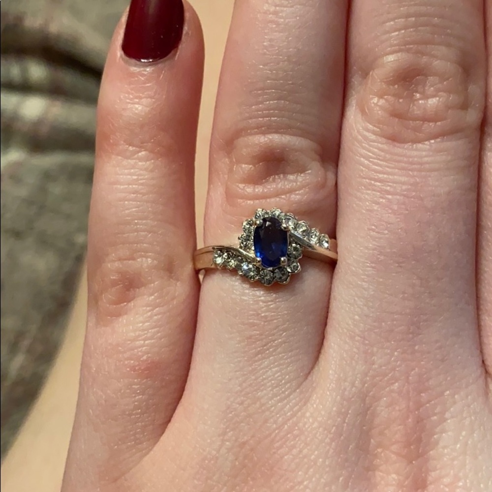 Sapphire size 6 ring